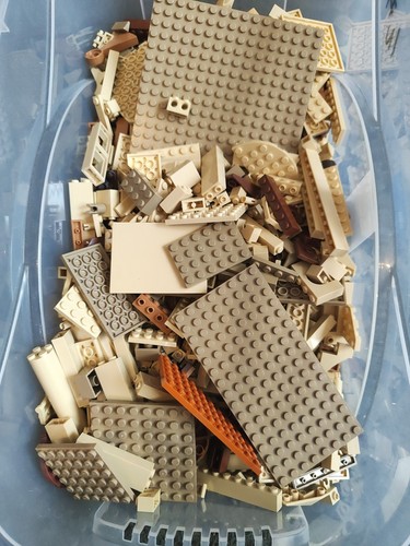 Lego brown beige bricks - ,