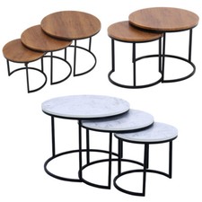 Wood Nesting Table Nest of 2/3