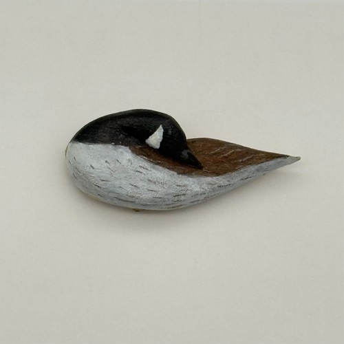 Vintage hand carved painted - &,