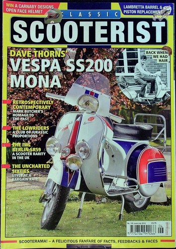 Classic scooterist scene - classic,