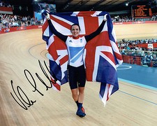 Victoria Pendleton Autograph Signed Photo + COA Cyclist Olympic Medal Winner