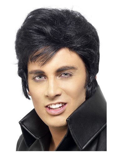 Elvis wig black - elvis, wig,