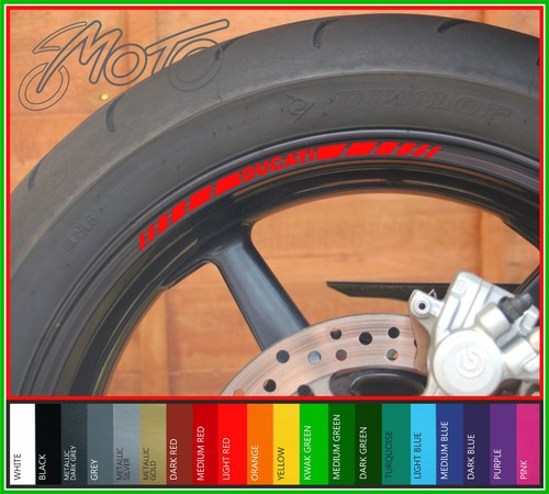 Ducati wheel rim stickers - x,