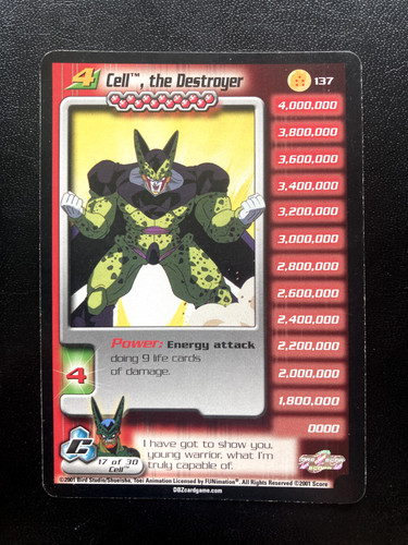 Cell the destroyer dragon ball - the,