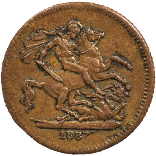1887 tiny antique - 1887,