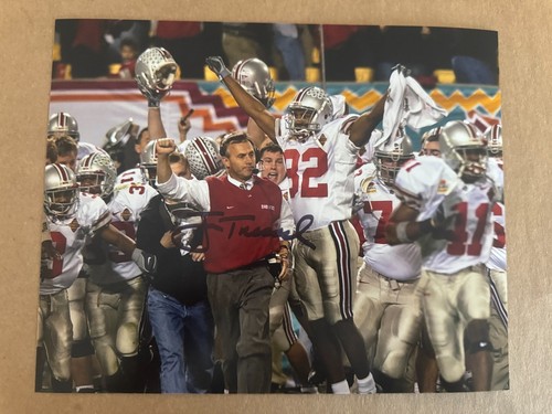 Jim tressel signed - tressel, ohio