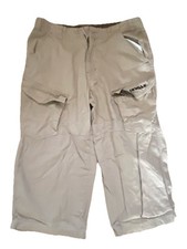 Vintage90 Airwalk Khaki Green Cargo Track Utility Pants Relax Fit Pockets Size M