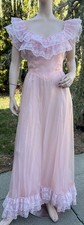 VINTAGE PINK CHIFFON SOUTHERN