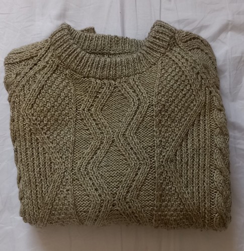 Vintage aran sweater - sweater, l/xl