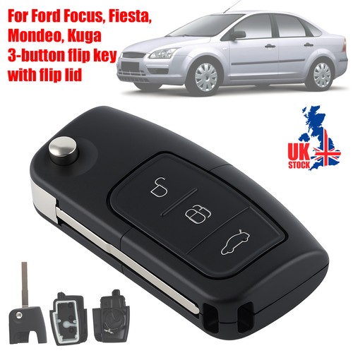 Flip key fob case button - key, 3