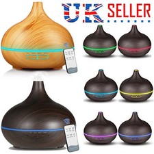 550ml Essential Oil Aroma Diffuser Mist Humidifier Air Purifier Ultrasonic LED A