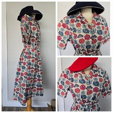 Vintage 1940s 1950s Style Red