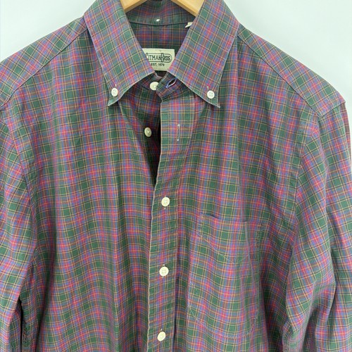 Gitman bros shirt red - bros, m
