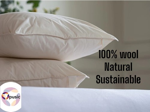 Wool filled yorkshire pillow - filled,