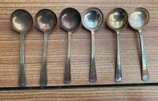Set Of 6 Vintage Small Ladles? Deep Spoons Elkington Silver Plate 13cm (T3)
