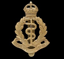RAMC Royal Army Medical Corps Cap Badge. Stretcher Bearers, Field Ambulance etc.
