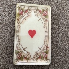 Single Red Heart Trinket Dish