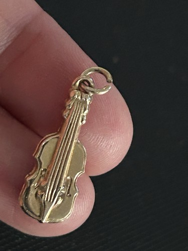 Gold violin bass - gold, violin,