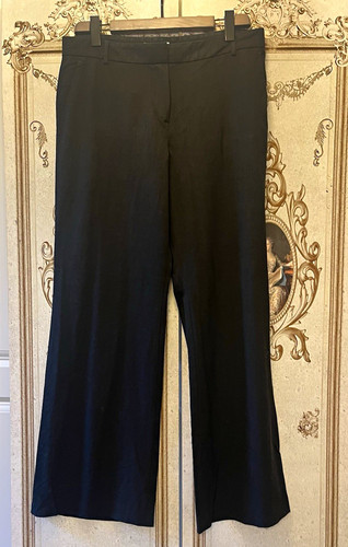 Nicole farhi black tweed wool - black,