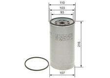 Bosch Fuel Filter Element fits