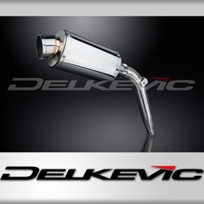 HONDA XL125V VARADERO 2001-2014 225mm OVAL STAINLESS SILENCER EXHAUST KIT