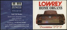 LOWREY PRESENTATION DVD - UK