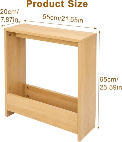 Slim side table with - slim,
