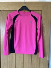 Karrimor Running Top Pink and Black Size 12 Tiny Bit Of Pilling