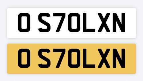 Stolen private number - stolen, plate