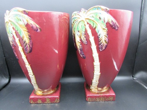 Large pair beswick vases - large,