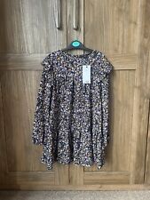Asda GEORGE Girls Long Sleeve Floral Print Dress Age 5-6 Years New