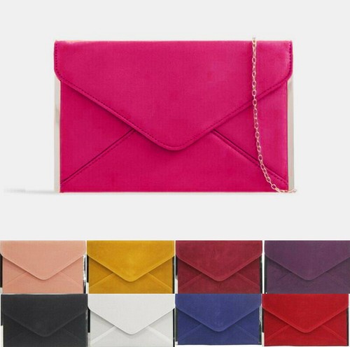 Women velvet envelope clutch - velvet,