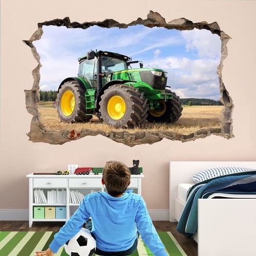 Modern tractor wall sticker - modern,