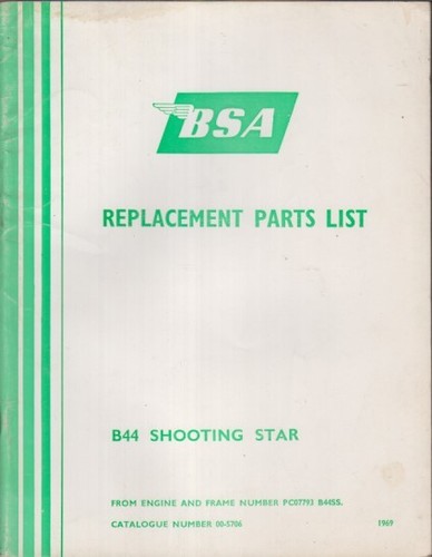 Bsa model b44 shooting - b44, star