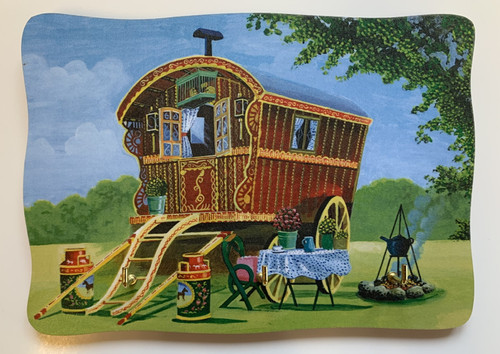 Romany gypsy caravan key - gypsy, rack
