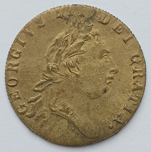 George iii 1768 - brass, guinea