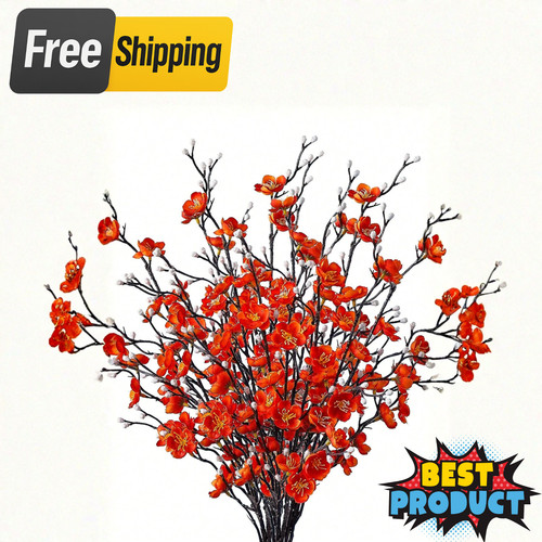 8pcs artificial plum - 8pcs,