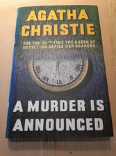 A Murder is Announced by Agatha Christie 2005 2nd Reprint Facsimile BCA Edition 