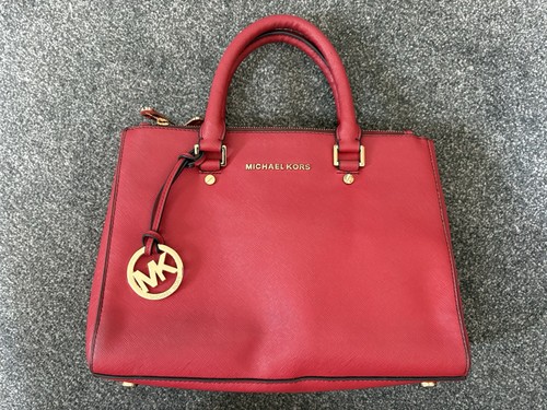 Michael kors red saffiano - red,