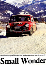 The RALLY WINNING MINI-COOPER