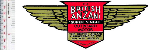 Outboard british anzani super - british,
