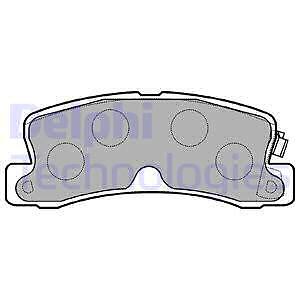 Lp834 delphi brake - brake, set