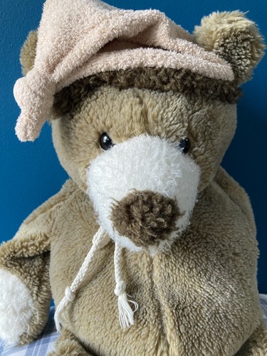 Retro plush bedtime - retro, bear