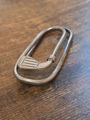 Vintage golf club money clip - club,