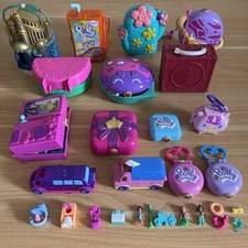 Huge Polly Pockets Bundle Originals With Lots Of Figures 2019-2021- Over 12 Sets