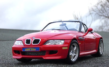 BMW Z3 M 1:18 3.2 Bespoke Roadster Red 96 INDIVIDUAL RED CARPET RARE TOY CAR