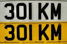 private registration plate