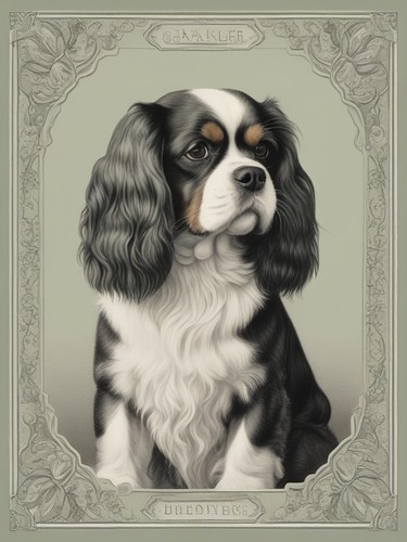 Cavalier king charles vintage - charles,