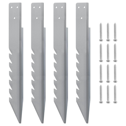 4pcs fence post anchor - fence, ground
