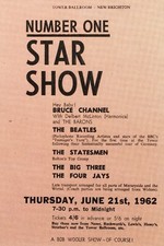 BEATLES Concert Flyer /